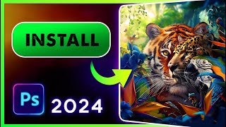 ⭐ How to Download and Install PHOTOSHOP 2024 [upl. by Blase]