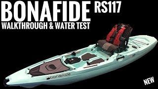 Bonafide RS117 Rise 117 Fishing Kayak ON WATER TEST [upl. by Ahsotal277]