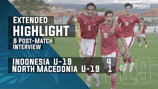 U19 International Friendly Match  Indonesia 4  1 North Macedonia with PostMatch Interview [upl. by Sumner402]