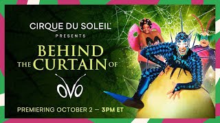 BEHIND THE CURTAIN OF OVO  Cirque du Soleil [upl. by Hyde]