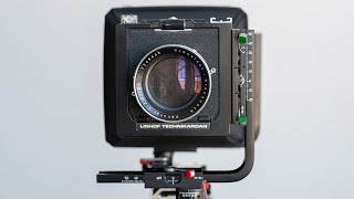 Xenotar 150mm F28 lens on a 4x5 Linhof Technikardan camera [upl. by Peterman]