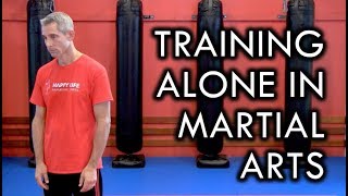 How to Practice Martial Arts Alone  Solo Training Tip [upl. by Htinek]