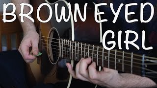 quotBrown Eyed Girlquot Lead Guitar Riff  Super Easy Guitar Melody  TAB [upl. by Aztiray]