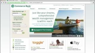 Commerce Bank Online Banking Login Instructions [upl. by Pappas]