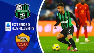 Sassuolo vs Roma  Extended Highlights  Serie A  CBS Sports Golazo [upl. by Marela]