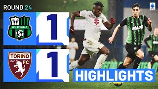 SASSUOLOTORINO 11  HIGHLIGHTS  Sassuolo end losing streak  Serie A 202324 [upl. by Nebra]