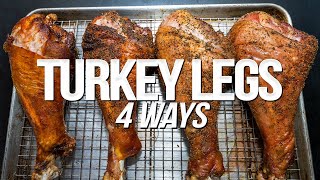 BIG JUICY TURKEY LEGS EASY RECIPE FOR THANKSGIVING  SAM THE COOKING GUY [upl. by Minabe]