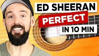 Gitarre lernen  Ed Sheeran  Perfect  EINFACH amp auf deutsch [upl. by Landers]