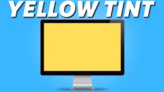 How to Fix Monitor Yellow Tint Screen Easy 2025 [upl. by Eelarol]