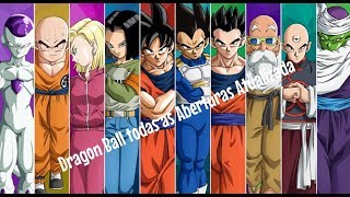 Todas as Aberturas de Dragon Ball Dublado [upl. by Oniuqa14]