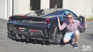 THIS Ferrari 488 Pista has a CRAZY Boden Autohaus Exhaust [upl. by Winou]