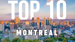 10 BEST Things To Do In Montreal  Montreal Travel Guide [upl. by Llehsor]