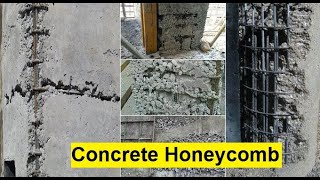 Concrete Honeycomb  Causes and Prevention Measures [upl. by Airakaz847]