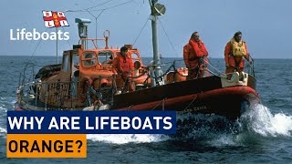 Why are RNLI lifeboats orange [upl. by Burnard724]