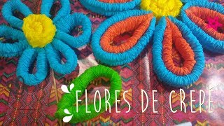 Tutorial Flores de Papel Crepé Corrugado [upl. by Tymothy]