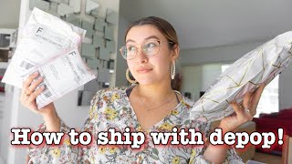 HOW TO  PACKAGE AND SHIP YOUR DEPOP ORDERS [upl. by Ttenyl]