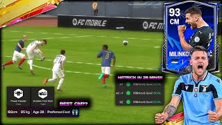 BEST CM RIVALS MILINKOVIC SAVIC REVIEW FC MOBILE [upl. by Ardnyk]