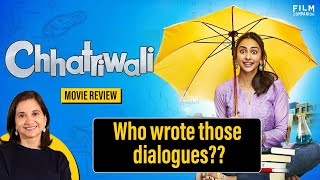 Chhatriwali Movie Review by Anupama Chopra  Film Companion [upl. by Yonina]