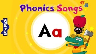 Letter Aa  New Phonics Songs  Little Fox  Animated Songs for Kids [upl. by Senoj442]