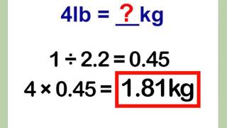 Cómo convertir libras a kilos [upl. by Brande764]