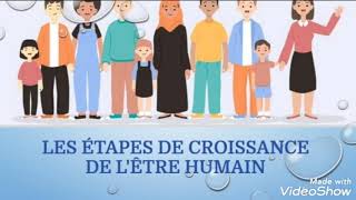 Les étapes de croissance de lêtre humain [upl. by Nnylhtak]