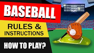 Baseball Rules  Rules of Baseball Game [upl. by Leahcimsemaj]