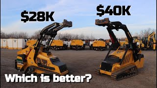 Vermeer S925TX VS CTX100  Mini Skid Steers [upl. by Bobker]