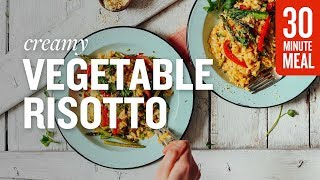 Creamy Vegetable Risotto  Minimalist Baker Recipes [upl. by Morie]