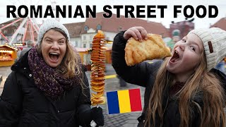 We Try Romanian Street Food in Sibiu [upl. by Carhart]