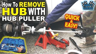 How To Easily Remove Hub With Hub Puller Andy’s Garage Episode  177 [upl. by Dannica153]