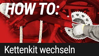 HOW TO Kettensatz wechseln am Motorrad [upl. by Season451]