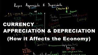 Currency Appreciation amp Depreciation  How it Affects the Economy  Economics [upl. by Polash]