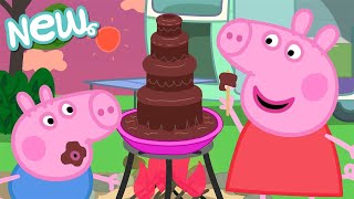 Peppa Pig Tales 🍫Chocolate Fondue FUN⛲ BRAND NEW Peppa Pig Episodes [upl. by Hoppe]