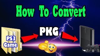 How To Convert PS3 Folder Games Into PKG Games For All HenCFW 2021 [upl. by Geehan]