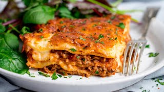 Easy Homemade Lasagne Recipe  Perfect Family Comfort Food [upl. by Andromede]