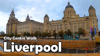 Liverpool City Centre Walk  Lets Walk 2020 [upl. by Jansen]