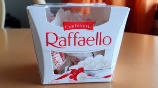 Ferrero Raffaello Almond Coconut Candy Unboxing Italian Confectionery Sweets [upl. by Lleinnad855]