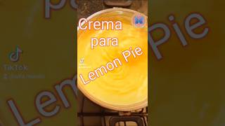 Crema para Lemon Pie [upl. by Rayford]