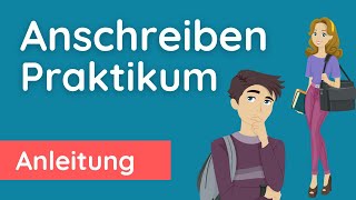 ✅ Anschreiben Schülerpraktikum mit Beispiel [upl. by Enawyd]