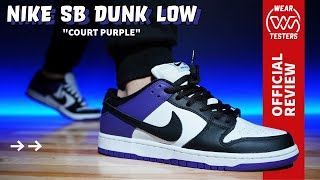 Nike SB Dunk Low Court Purple 2024 [upl. by Akeret]