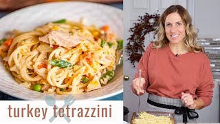 How To Make TURKEY TETRAZZINI CASSEROLE Recipe Video [upl. by Ttemme]