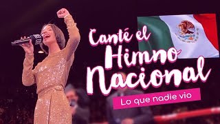 Ángela Aguilar cantando el Himno Nacional de México en La Pelea de Canelo Alvarez en Las Vegas [upl. by Reggis44]