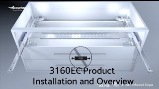 Accuride 3160EC Enhanced Eclipse Drawer Slide Installation [upl. by Eisenstark]