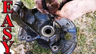 How to Change a Wheel Bearing short and fast version [upl. by Dalenna]