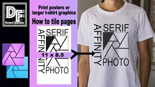 Tile Pages for larger prints Affinity Photo Tutorial [upl. by Naivaj]