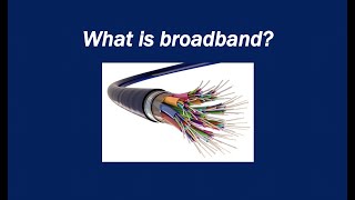 What is broadband [upl. by Suiddaht]