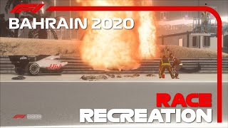 F1 2020 GAME RECREATING THE 2020 BAHRAIN GP [upl. by Norvan]