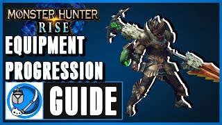 MH Rise Insect Glaive Equipment Progression Guide Recommended Playing [upl. by Hali457]