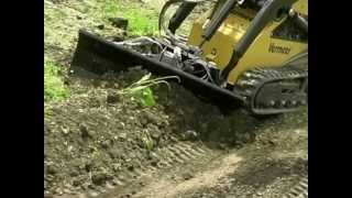 Mini Skid Steer Attachment Dozer Blade  Vermeer Tree Care Equipment [upl. by Llertram]