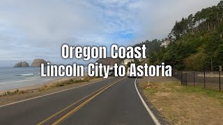 Oregon Coast 4 Hour Drive via Pacific Coast Highway 101 4k60 [upl. by Revlis]